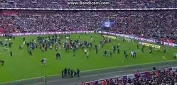 bradford City vs Millwall pitch invasion
