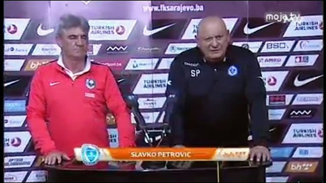 FK Sarajevo - FK Željezničar 1:0 / Izjava Petrovića