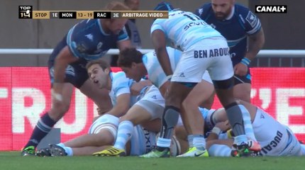 Coup de poing de Jannie du Plessis sur un joueur du Racing