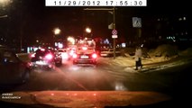 Lucky pedestrians and crazy Russian drivers p. 1dsa