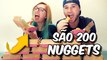 Desafio dos 200 nuggets - Comemorando 200 Mil Inscritos no Youtube