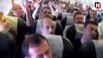 Uçakta Hep Bir Ağızdan Türkü Söyleyen Yolcular
