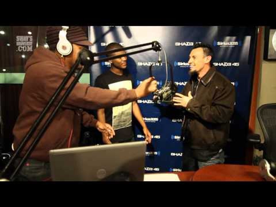 Robert Guerrero Throws a 5-Punch Combination at an Intern on Sway in the Morning