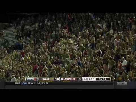 8/28/14 Wake Forest vs UL Monroe Highlights