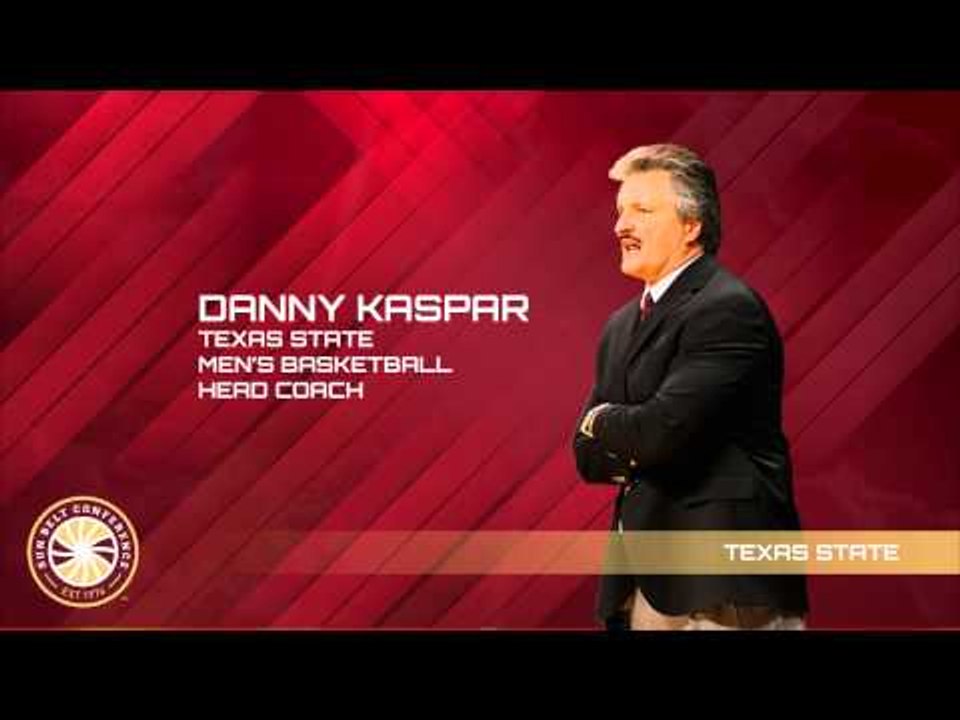 2015 Sun Belt Men's Basketball Championship Teleconference: Texas State Head Coach Danny Kaspar