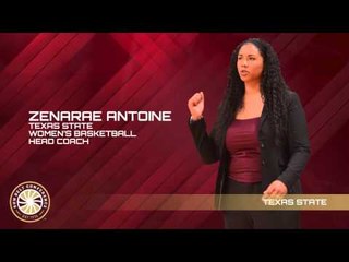 Women's Mid-Season Basketball Teleconference: Texas State head Coach Zenarae Antoine