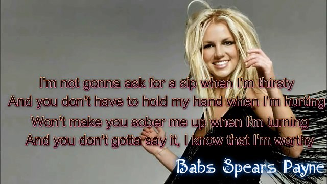 Britney Spears - Just Luv Me (Lyrics - Official Audio)