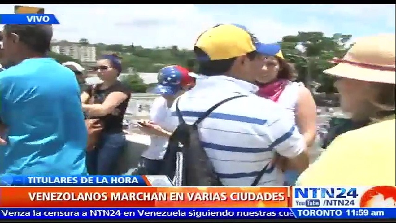 Bajo el lema ‘Somos Millones’ continúan este sábado las movilizaciones en Venezuela, ya van 50 días de marchas