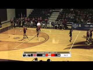 2014 Sun Belt Conference Volleyball Championship᎓ Match 3 Arkansas State vs UL Lafayette