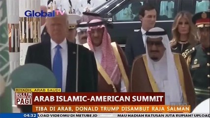 Donald Trump Hadiri Pertemuan Puncak Anti Teroris Arab Islamic-American Summit