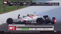 Indianapolis - Sébastien Bourdais big crash at Indy500 Qualifying