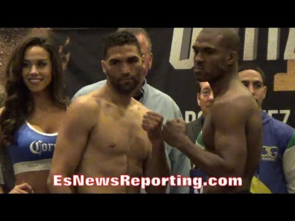EDWIN RODRIGUEZ VS THOMAS WILLIAMS JR. FACE OFF & WEIGH IN - EsNews Boxing