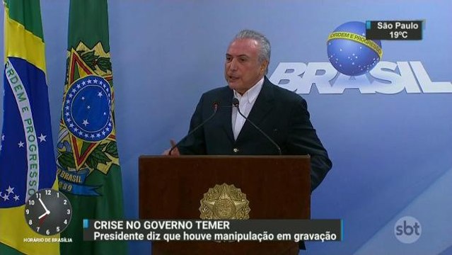 Temer afirma que pedirá ao STF a suspensão do inquérito