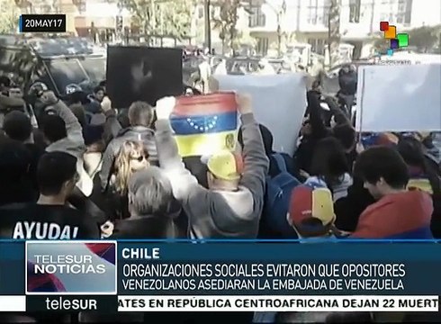 Organizaciones chilenas se movilizan contra la oposición de Venezuela