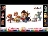 Paw Patrol Coloring for kids 2017♫Nursery Rhymes   Part 03♫ Kids Games ♫