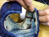 Kendo Kote reparieren - Teil 1 von 3 - Leder der Handfläche entfernen - kendo-sport