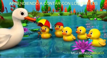 CANCIÓN INFANTIL: APRENDIENDO A CONTAR CON LOS PATITOS - EDUCATIVO