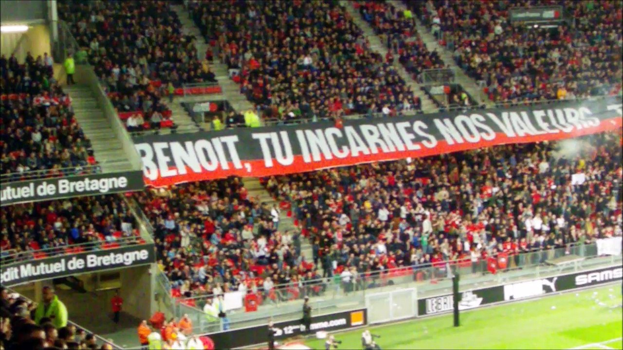 20/05/17 : SRFC-ASM : l'hommage du Kop à Benoit...