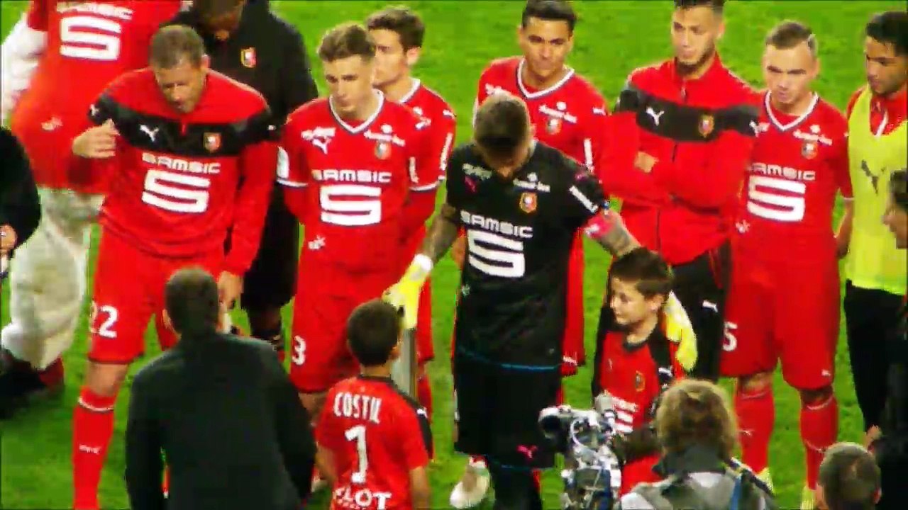 20/05/17 : SRFC-ASM : tour d'honneur Benoit Costil