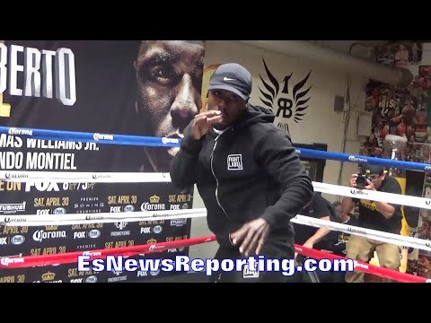 ANDRE BERTO PUTS HIS SIGNATURE FAST HANDS ON DISPLAY!!! - EsNews Boxing