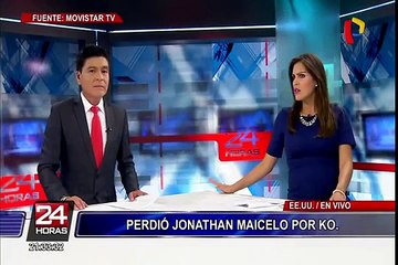 Jonathan Maicelo fue noqueado en el segundo round