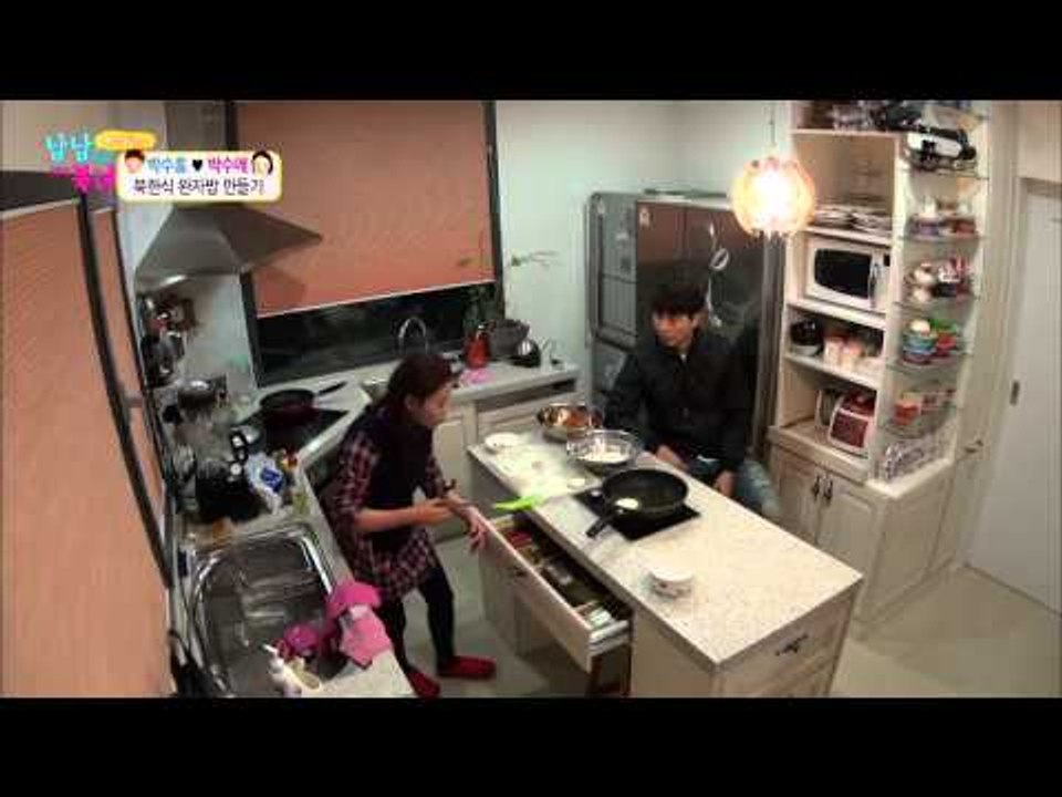 박수 커플 북한식 완자밥 만들기 [남남북녀] 41회 20150410