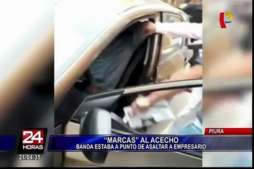 Piura: capturan a ‘marcas’ cuando se alistaban para asaltar a empresario
