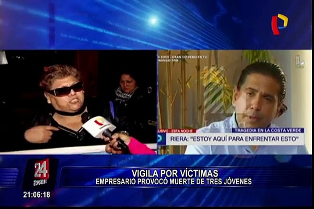 Guillermo Riera sigue en libertad pese a admitir que atropelló a jóvenes en la Costa Verde