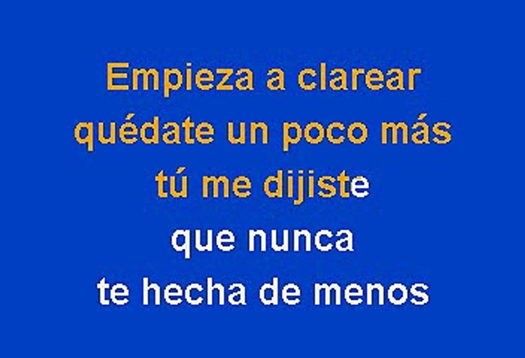 Camilo Sesto - Has nacido libre (Karaoke)