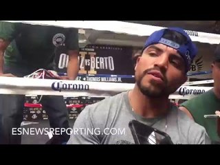 VICTOR ORTIZ BLASTS BRANDON RIOS FOR SAYING HE WANTS ANDRE BERTO TO "BREAK HIS JAW AGAIN" - EsNews