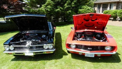 69 Camaro 540 vs 66 Chevelle 427