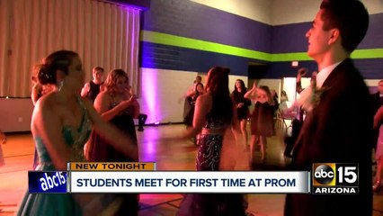 Online high school students go to prom