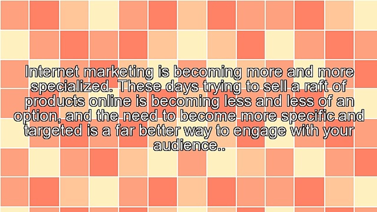 Niche Marketing Advice