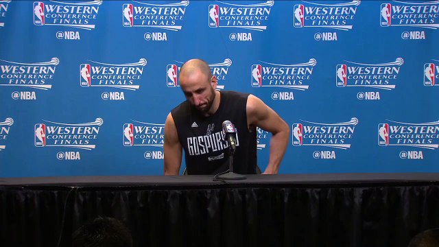 【NBA】Manu Ginobili Postgame Interview Warriors vs Spurs Game 3 May 20 2017 2017 NBA Playoffs