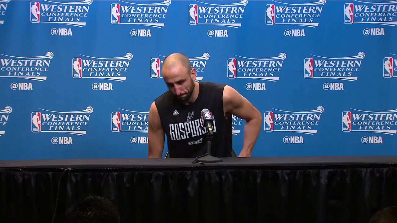 【NBA】Manu Ginobili Postgame Interview Warriors vs Spurs Game 3 May 20 2017 2017 NBA Playoffs