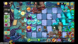 Plants Vs Zombies 2 Dark Ages  Wizard Zombies Are Bad Arthur's Challenge Level 198
