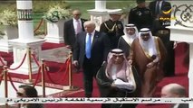 مراسم استقبال الرئيس الأمريكي دونالد ترامب بالديوان الملكي السعودي