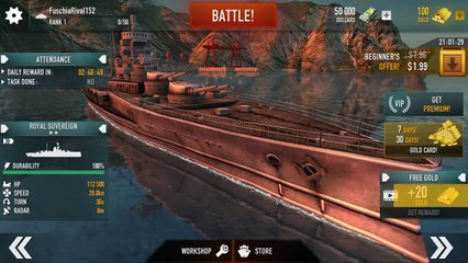 Battle of Warships - Android Gameplay | DroidCheat | Android Gameplay HD