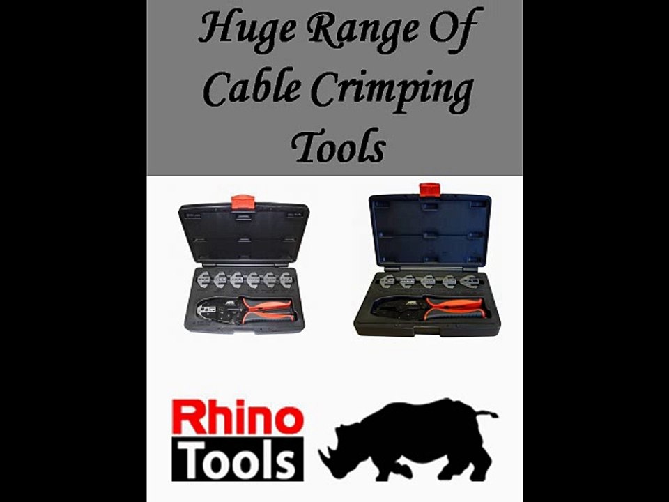 Huge Range Of Cable Crimping Tools