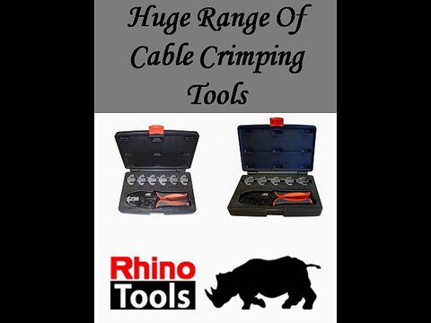 Huge Range Of Cable Crimping Tools