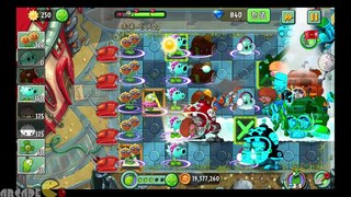 Plants Vs Zombies 2 Kung World  Far Future Coconut Cannon On Fire (China IOS Version)