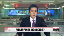 Korean man shot and killed in Phillippines