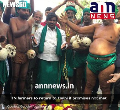 Mistake to call off protests in Delhi: Tamil Nadu farmers #News60 Subscribe to Anweshanam today: goo.gl/WKuN8s