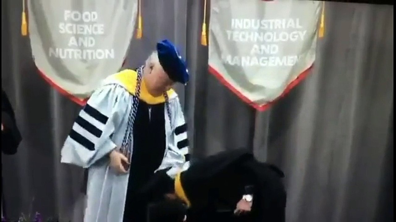 American Dean Left Baffled As Indian Student Bows Down To Touch Feet!