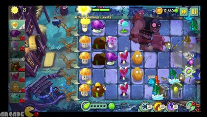 Plants Vs Zombies 2 Dark Ages  Part 2 Arthur's Challenge Level 10 Dark Ages Wizard Zombies