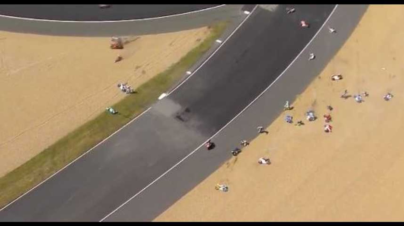 Moto : accident impressionnant au Grand Prix de France du Mans (vidéo)