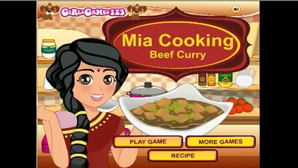 Mia Cooking Beef Curry Games   Girl Games   Cooking Games