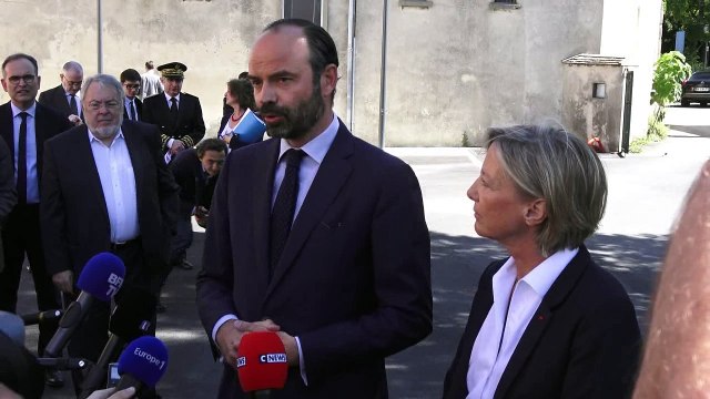 Le 1er ministre, Edouard Philippe, en visite auprès de personnes handicapées