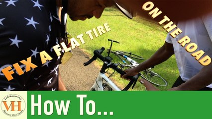 How to fix a flat tire on the road