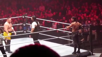 The Shield Reunites 2017 Roman Reigns & Seth Rollins Vs Samoa Joe & Bray Wyatt W